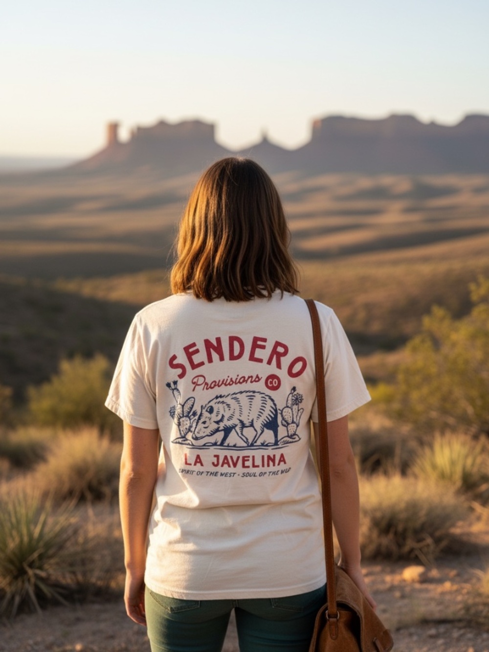 Sendero Provisions Co. "La Javelina" Graphic Tee Size M